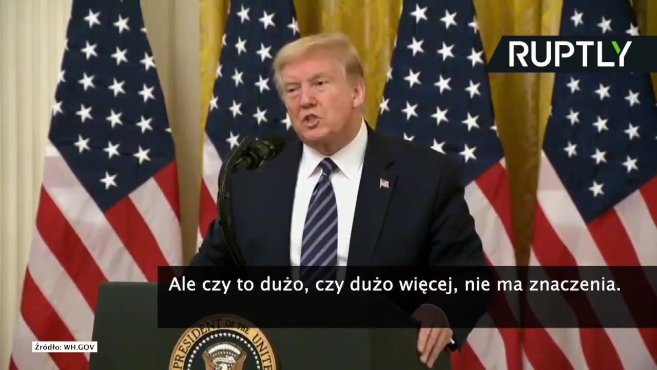 D. Trump przekonany o tym, że koronawirus pochodzi z laboratorium w Wuhanie