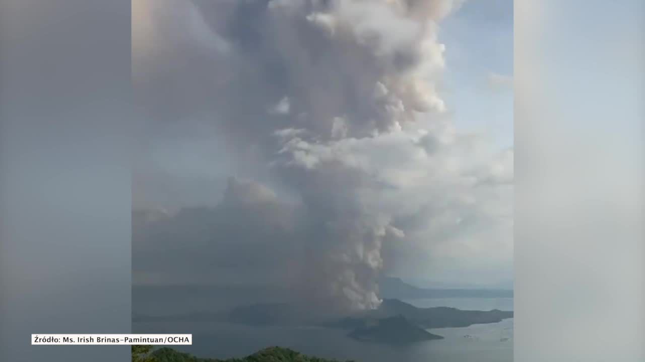 Tysiące ewakuowanych. Groźna erupcja wulkanu na Filipinach