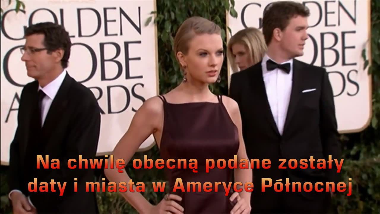 Taylor Swift ogłasza trasę koncertową