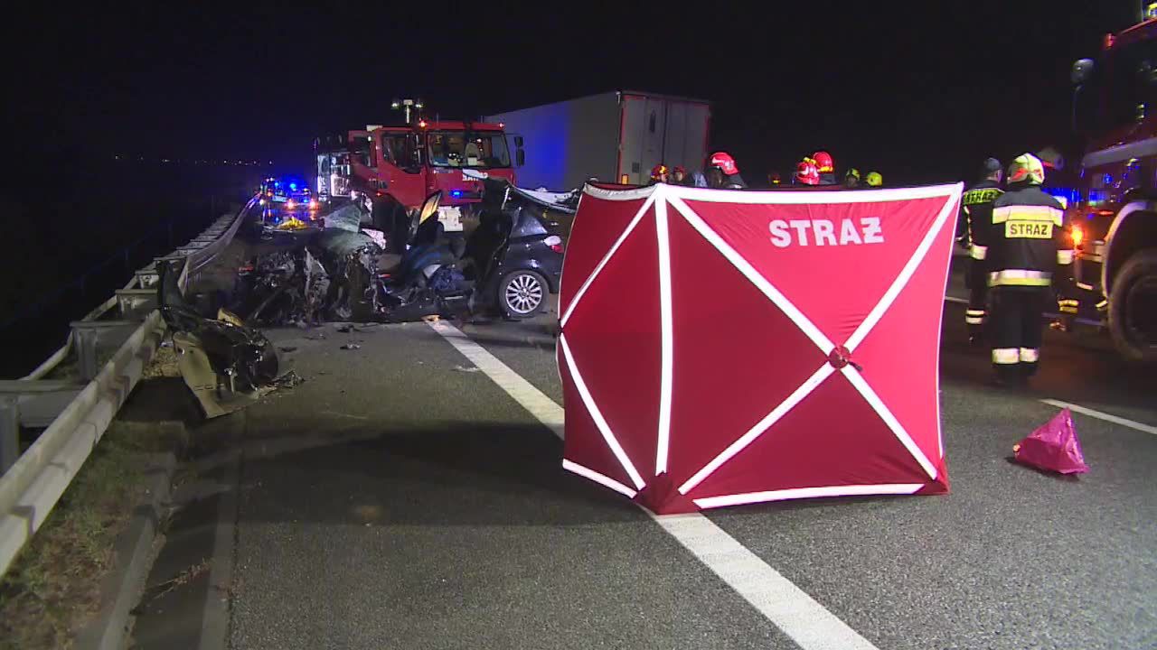 Tragiczny wypadek na ekspresówce koło Będzina