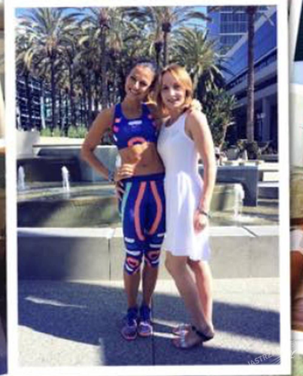 Anna Lewandowska i Monika Rebizant
Fot. screen z Facebook