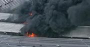 W Atlancie, w wyniku pożaru, zawalił się odcinek autostrady