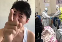 Koronawirus. Chiński dziennikarz ze łzami w oczach pokazuje nagrania z Wuhan. "Boję się"