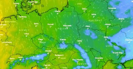 Pogoda. 1 listopada pogodnie, potem nagłe załamanie - silny wiatr i deszcz