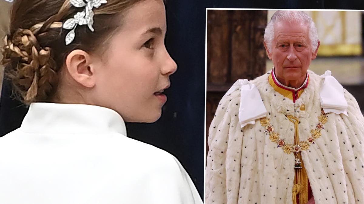 8-letnia Charlotte brylowała na koronacji dziadka. Jeden element kreacji upodobnił ją do arcypięknej Kate