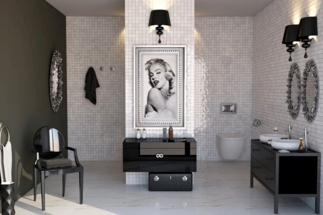 Aranżacja łazienki w stylu glamour. Najważniejsze zasady