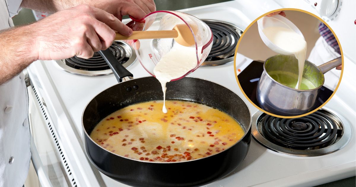 Jak wlewać śmietanę do zup i sosów, żeby się nie zwarzyła? Zapamiętaj trzy podstawowe zasady