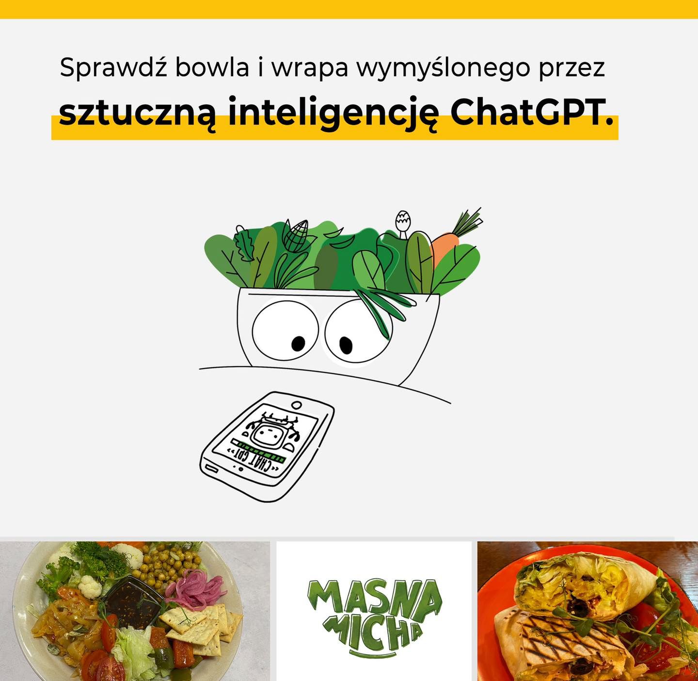 Sztuczna inteligencja- Pyszności/ źródło: Masna Micha (facebook)
