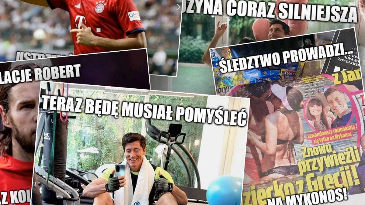 Memy po porodzie Lewandowskiej