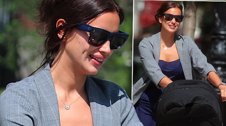 Irina Shayk z córką na spacerze