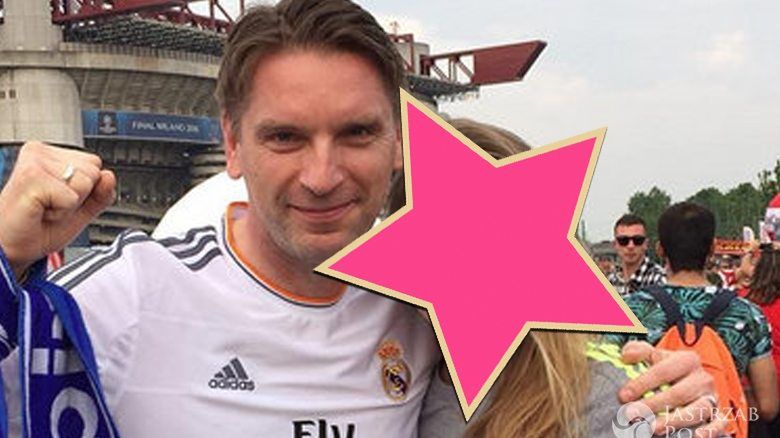 Tomasz Lis z córką Polą na San Siro