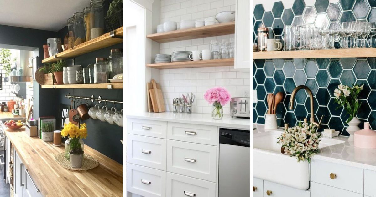 Oto 22 dowody na to, że drewnianych półek nigdy za wiele w kuchni. #1 zakochałam się po uszy