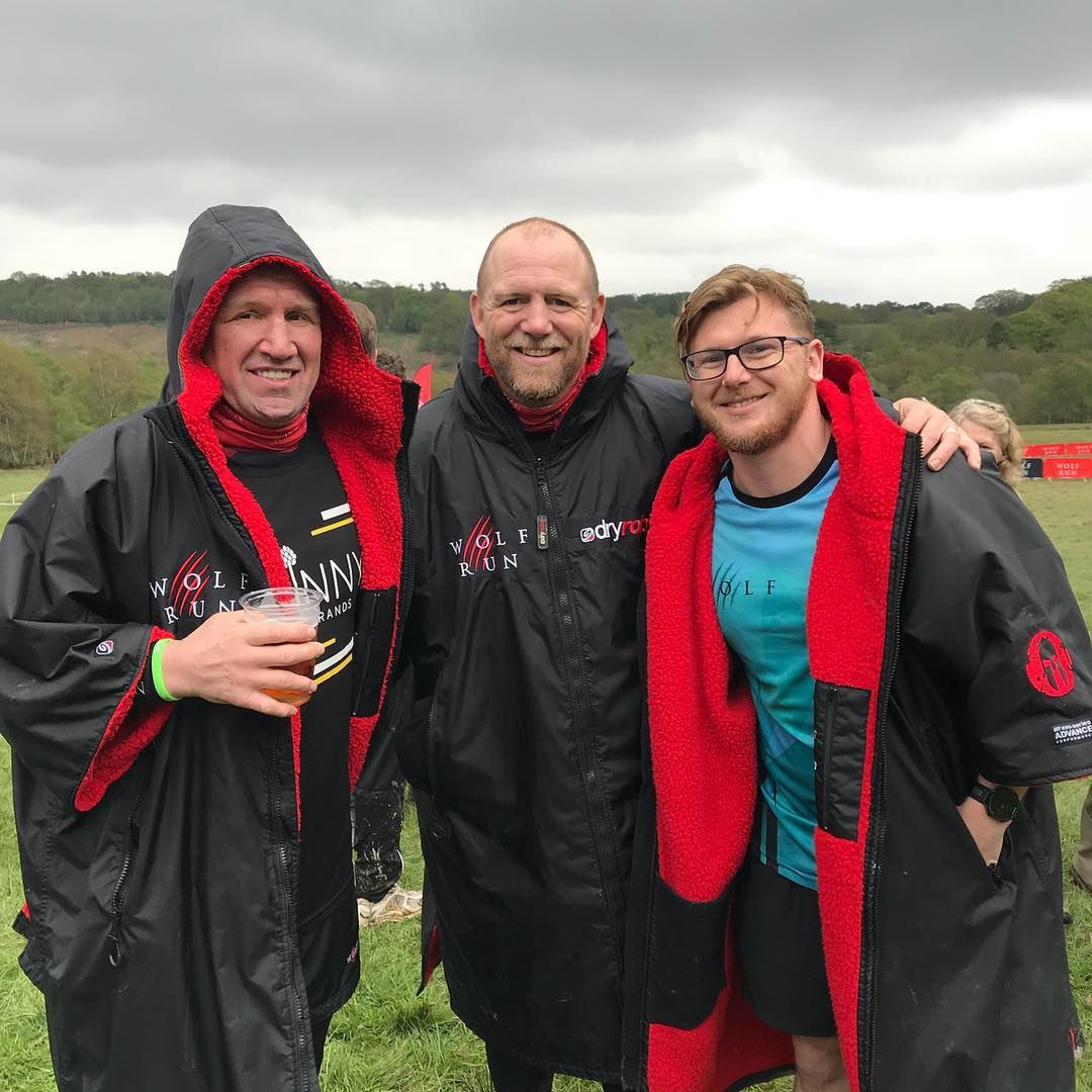 Mike Tindall po operacji nosa