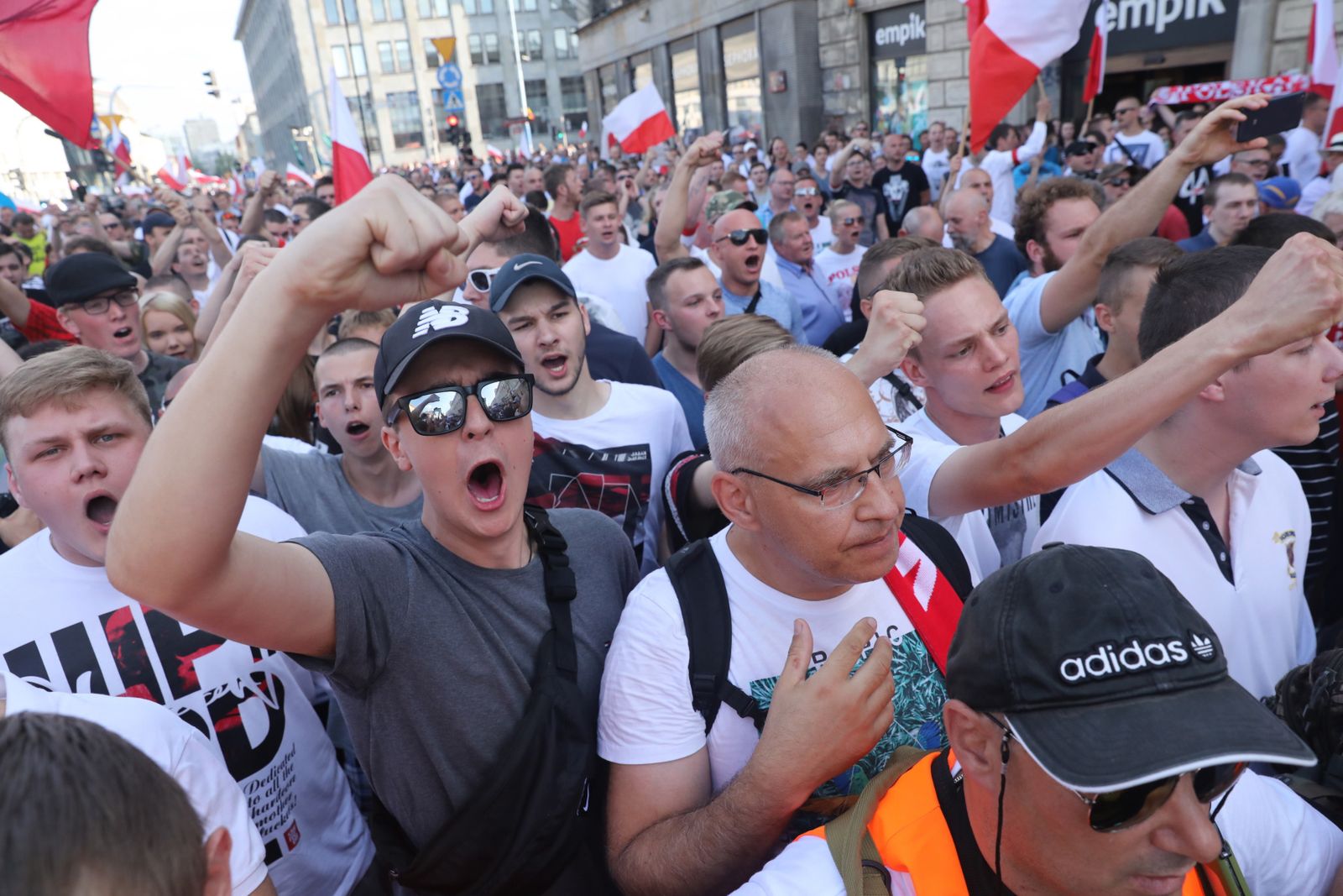 Policja twierdzi, że marsz przebiegał spokojnie