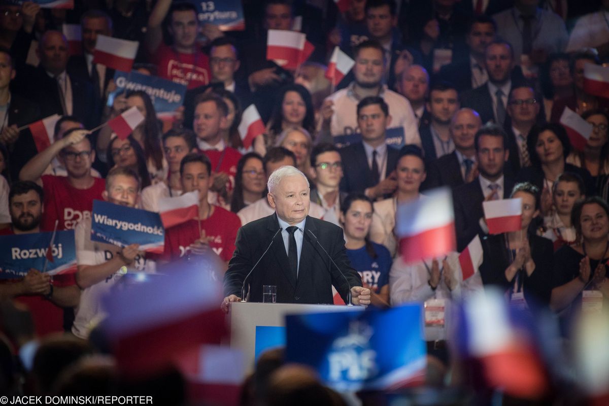 Wybory parlamentarne 2019. PiS gra na własnym boisku. Jarosław Kaczyński przestrzega: nic nie jest rozstrzygnięte