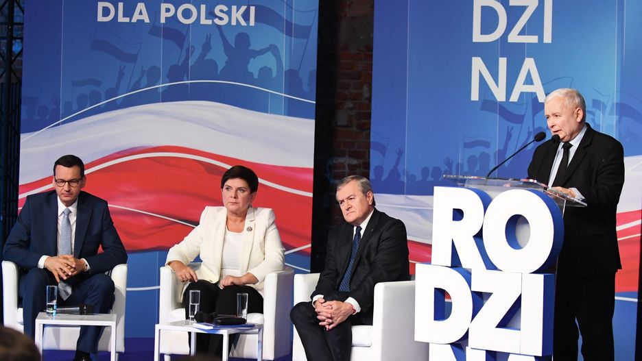 Mateusz Morawiecki, Beata Szydło, Piotr Gliński, Jarosław Kaczyński