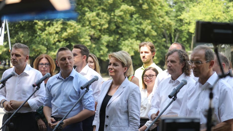 Sztab wyborczy Platformy Obywatelskiej.