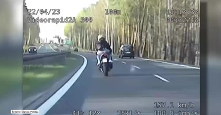 Uciekał policji przez trzy miasta. Policjanci naliczyli motocykliście 27 tysięcy złotych kary i 205 punktów karnych karnych