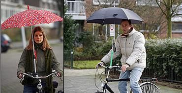 Parasol dla rowerzystów