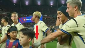 Nagrali, co zrobił Lewandowski. Chłopczyk był zdezorientowany