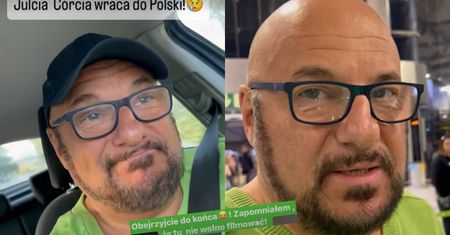 Piotr Gąsowski znów dał popis na lotnisku. Tym razem naraził się hiszpańskim służbom. Chcieli wezwać policję