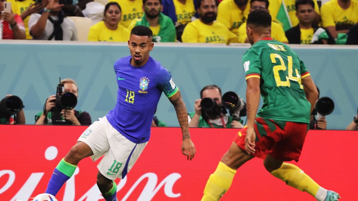 PAP/EPA / Na zdjęciu: Gabriel Jesus (z lewej)