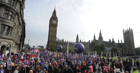 Protesty w Londynie. Nie chcą już oszczędzać