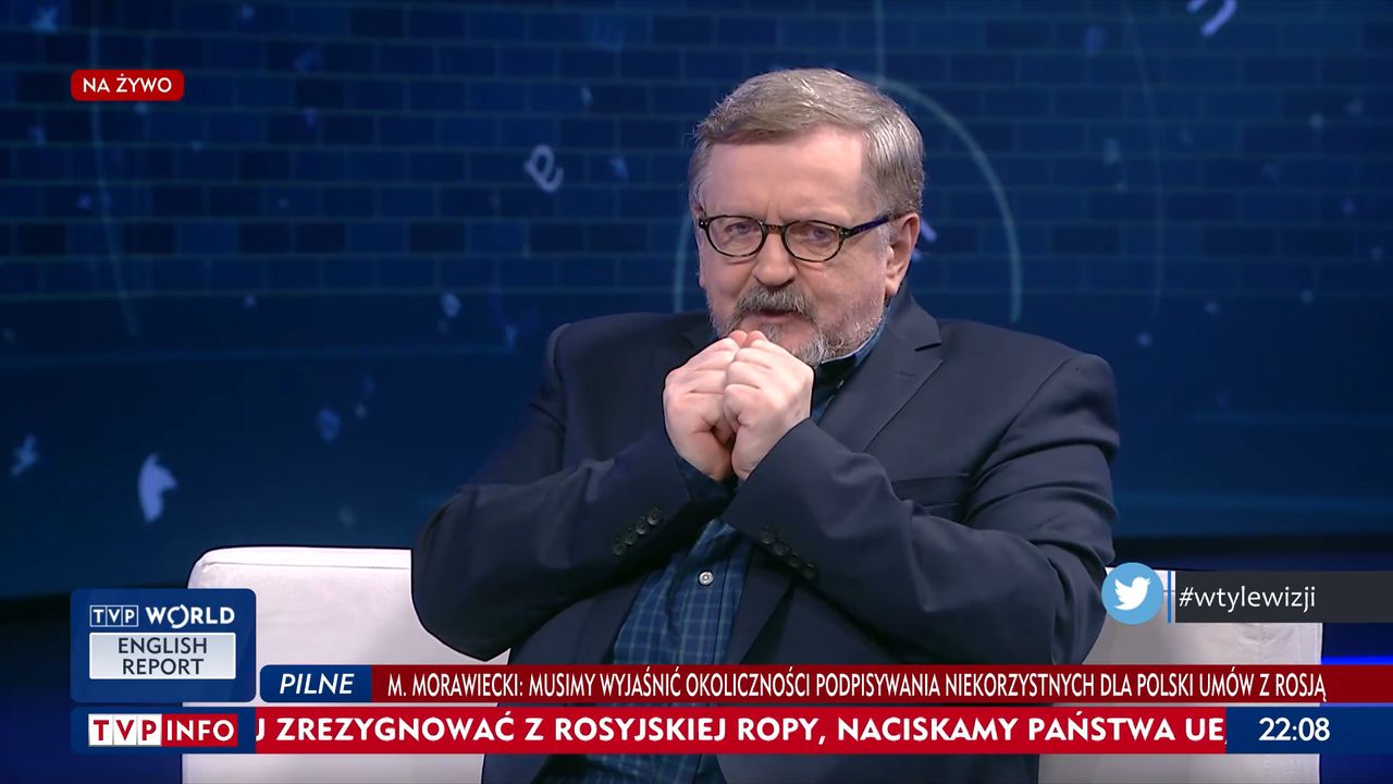 Szyderstwa z Hołdysa w TVP Info. "Jak mogłem zapomnieć o takim człowieku"