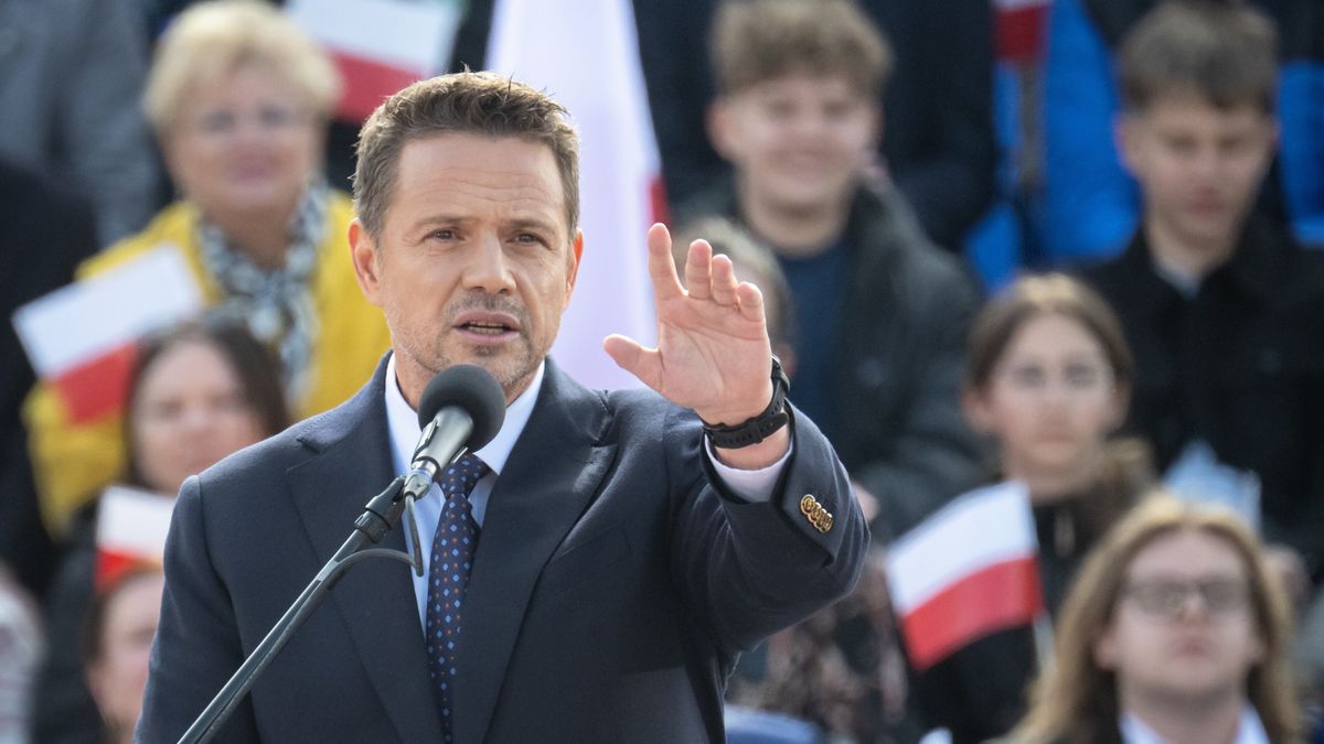 Rafa� Trzaskowski
Bydgoszcz, 10.05.2025. Wybory Prezydenta RP 2025 - kampania. Kandydat KO w wyborach na prezydenta RP, prezydent stolicy Rafa� Trzaskowski przemawia podczas spotkania otwartego z mieszka�cami na Starym Rynku w Bydgoszczy, 10 bm. (jm) PAP/Tytus �mijewski
Tytus �mijewski
kampania, kandydat, kandydat na Prezydenta RP, KO, Koalicja Obywatelska, objazd kraju, Platforma Obywatelska, PO, PO-KO, polityk, polityka, prezydencka, prezydenckie, prezydent m. st. Warszawy, prezydenta rp, spotkanie, spotkanie spotkania, wiceprzewodnicz�cy PO, wiec wyborczy, wiecu wyborczego, wyborcy, wyborcza, wyborcze, wyborcze wyborczego, wybory