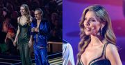 Victoria Swarovski znów przyciąga spojrzenia na Konkursie Piosenki Eurowizji. Postawiła na błysk i SPORY DEKOLT (ZDJĘCIA)