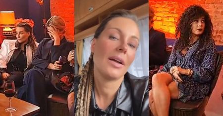 "AKTORKA" Małgorzata Rozenek gawędzi z Zosią Zborowską i Anną Muchą na planie "dzieła" Patryka Vegi (ZDJĘCIA)
