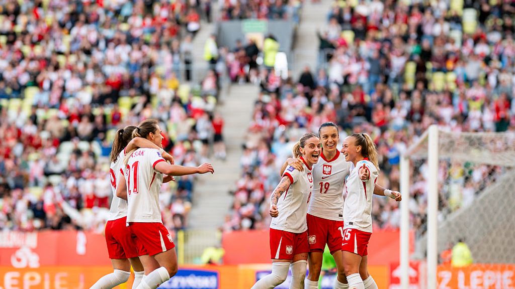 Getty Images / Mateusz Słodkowski / Na zdjęciu: piłkarska reprezentacja Polski kobiet