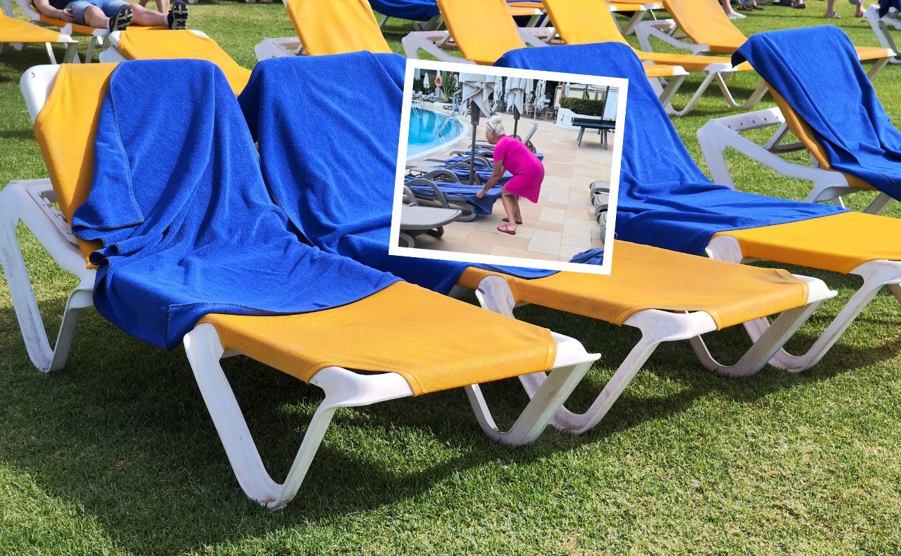 TikToker removes towels from "reserved" sunbeds, sparking holiday etiquette debate