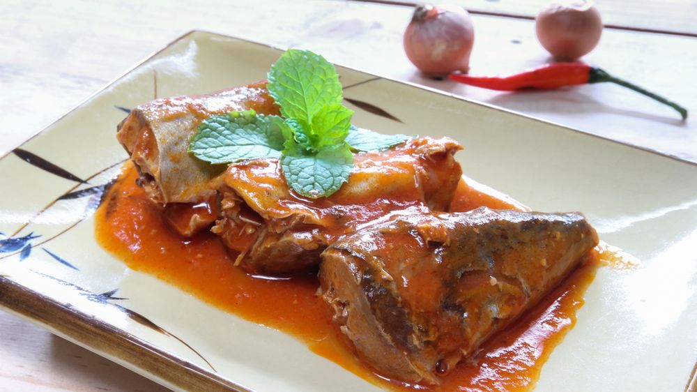 Makrela atlantycka poddana obróbce wysuszającej mięso