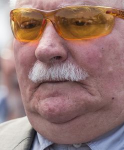 Lech Wałęsa nie może rozstać się z okularami. Nosi je kolejny sezon