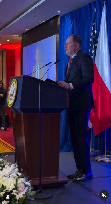 Małgorzata Rozenek w amerykańskiej ambasadzie