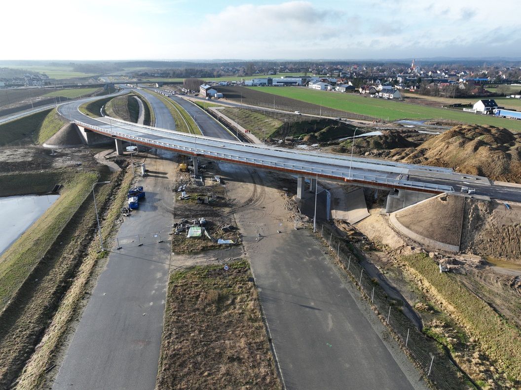 Budowa Obwodnicy Metropolii Trójmiasta w lutym 2025 r.
