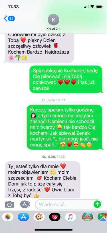 Krzysztof Rutkowski i Dominika Zasiewska wymieniali gorące SMS-y