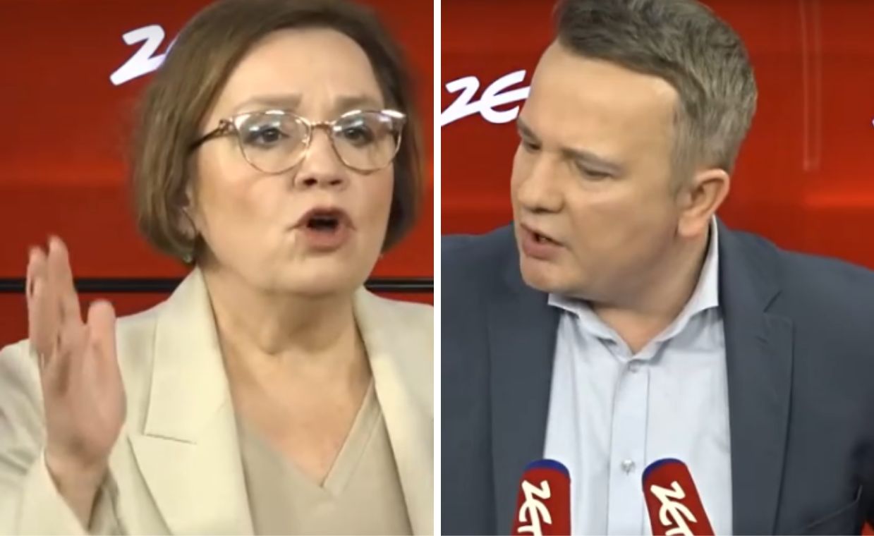 Gorąco w programie. Anna Zalewska uspokajana przez prowadzącego