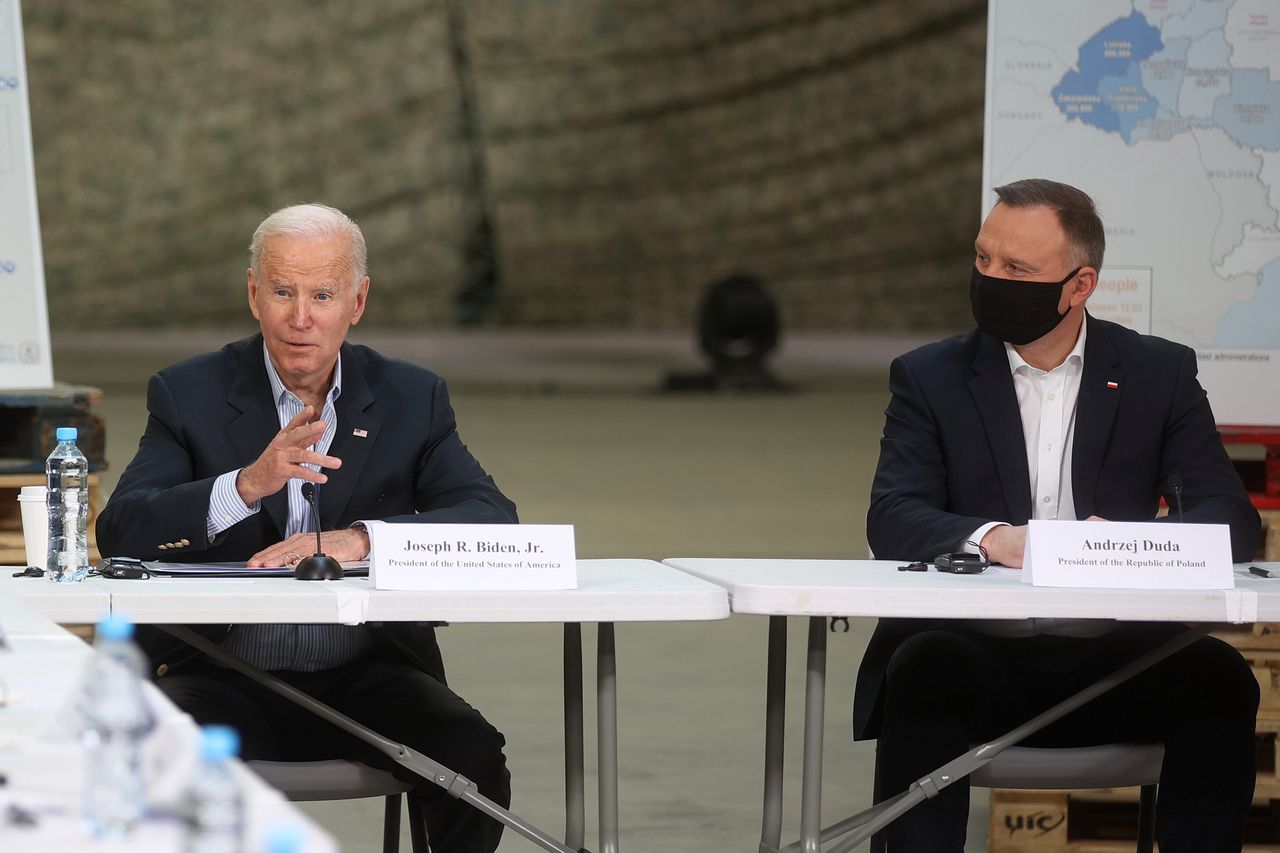 Biden spotkał się z Dudą. "Nie pozwalają mi być na granicy. Chyba słusznie"