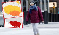 Marznące opady i gołoledź. Ostrzeżenia dla siedmiu województw