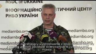Rzecznik ukraińskiej armii o najnowszych działaniach militarnych w okolicy Doniecka