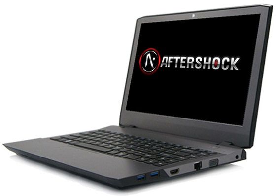 Aftershock XG13 laptop gamingowy widok
