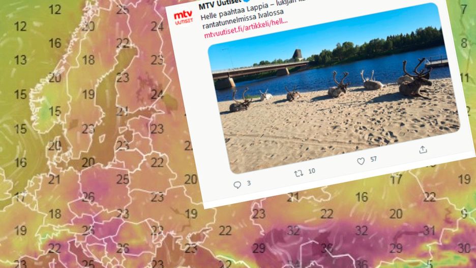 Pogoda szaleje. Renifery na plaży, śnieg w Ameryce Południowej, susza w Kalifornii 