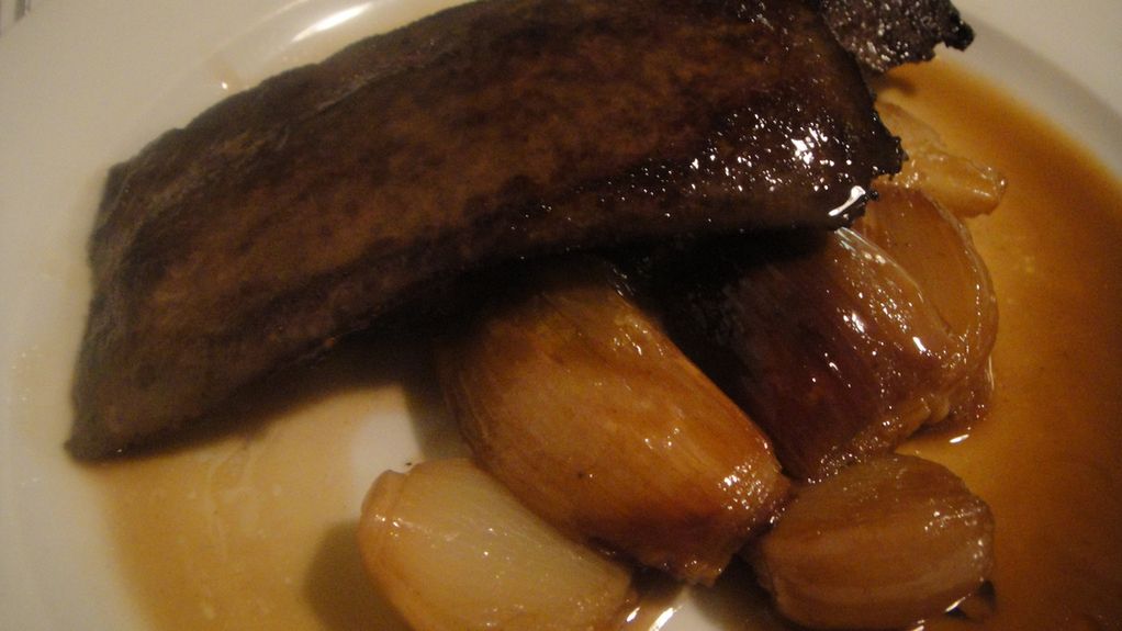 Duszona wątroba z łosia