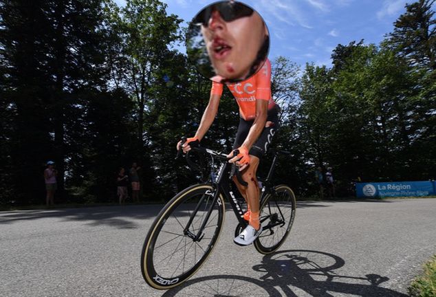 Na powiększeniu widać, że twarz Hirta ucierpiała. Fot. cccteam.eu