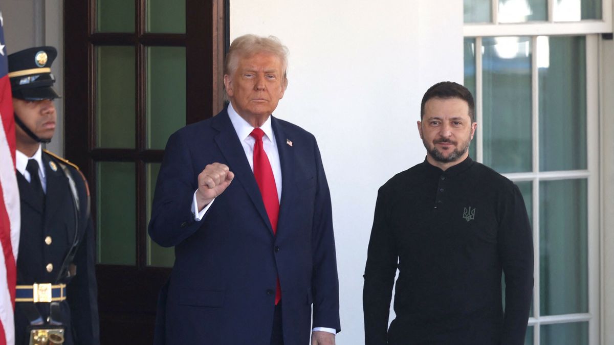 Donald Trump i Wołodymyr Zełenski. Zdjęcie archiwalne 