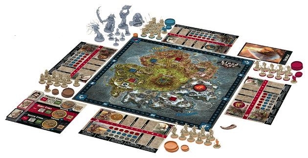 Blood Rage plansza