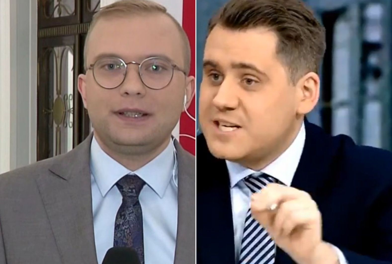 Poseł PiS wtrącił się i zwrócił uwagę reporterowi TVP. Poszło na wizji