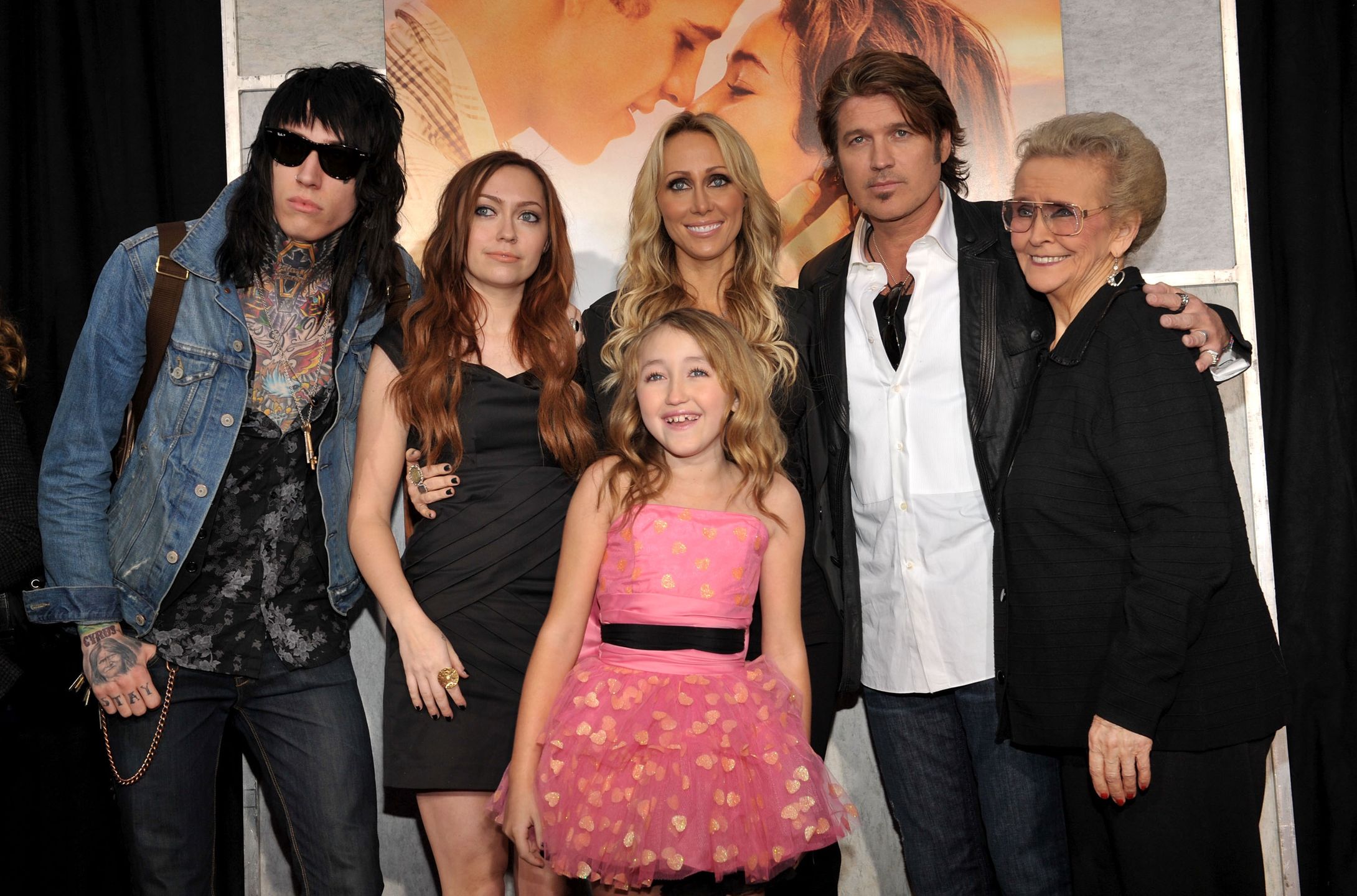 Billy Ray Cyrus z bliskimi